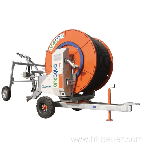 Stable pipe hose reel irrigation